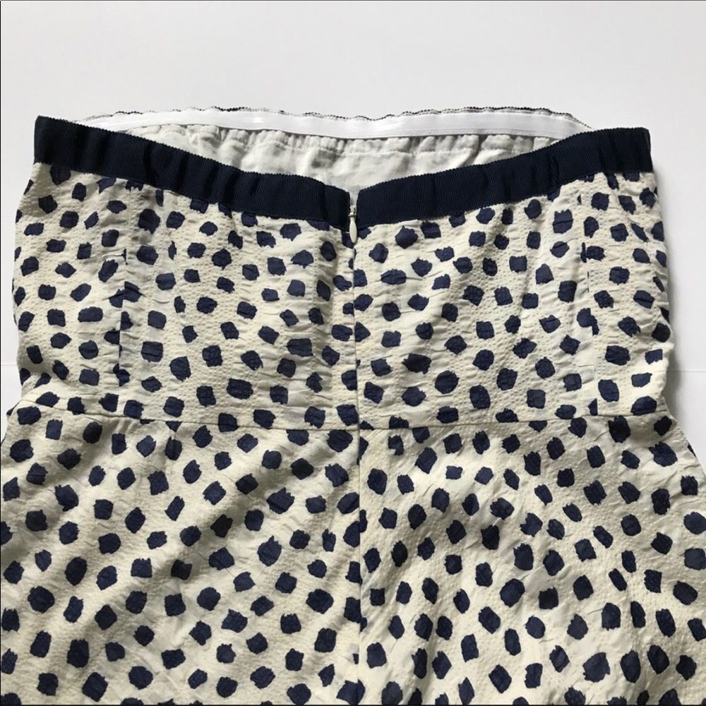 J crew strapless dress Sz 0 Navy blue - Picture 8 of 11